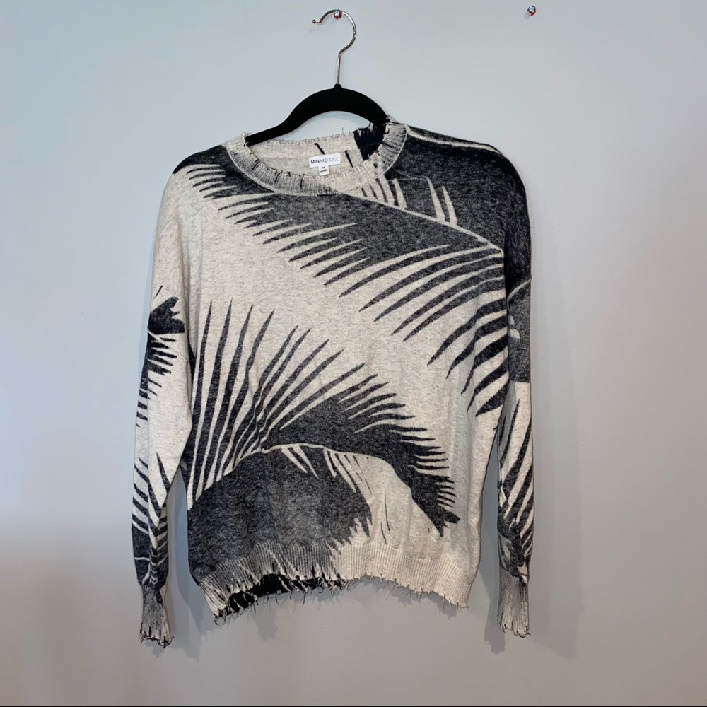 Minnie Rose pull on sweater